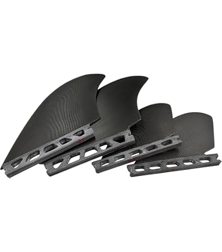 Amazon.com : Future Fins QD2 4.00 Alpha Quad Rear Fin Set